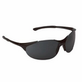 Keystone Safety Glasses w/ Black Frame & Smoke Lens